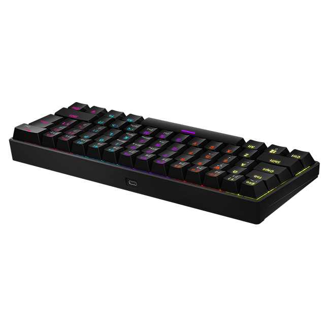 Teclado Gamer Mecanico XPG Summoner Mini | Negro | Switches Outemu Blue | 60% - SUMMONERMINI61BL-BKCES