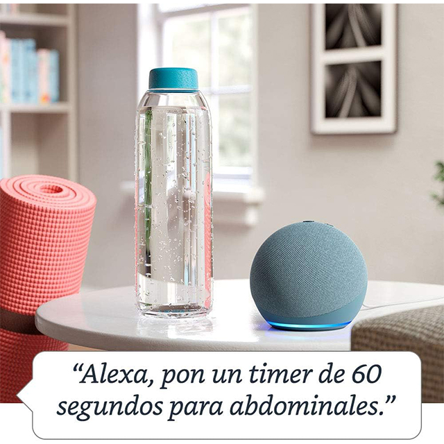 Amazon Echo Dot, Bocina Inteligente con Alexa, 5 Gen, Negra - B09B8V1LZ3