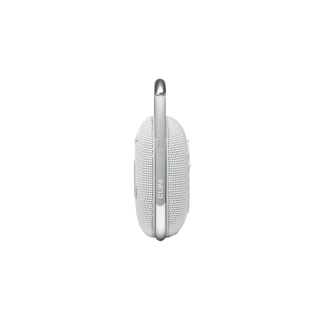 Bocina Bluetooth JBL Clip 4 Blanca, Resistente al polvo y agua IP67, Bluetooth 5.1 - JBL-CLIP4-ECOWHTAM