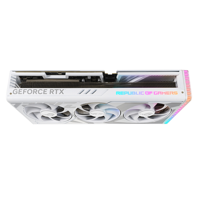 Tarjeta de video Nvidia Asus ROG Strix GeForce RTX 4090 OC WHITE, 24GB GDDR6X, Aura Sync - ROG-STRIX-RTX4090-O24G-WHITE