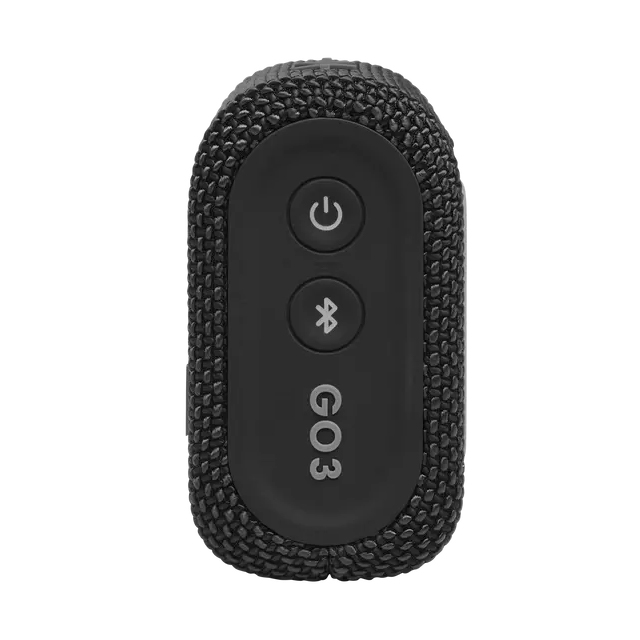 Bocina Bluetooth JBL Go 3 Negra | Resistente al polvo y agua IP67 | Bluetooth 5.1 - JBLGO3BLKAM 