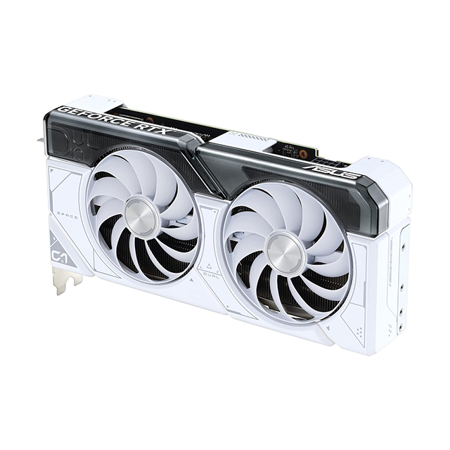 Tarjeta de Video Nvidia Asus Dual GeForce RTX 4070 White OC, 2 Ventiladores, 12GB GDDR6X, OC, PCIe 4.0, Nvidia DLSS 3 - DUAL-RTX4070-O12G-WHITE 