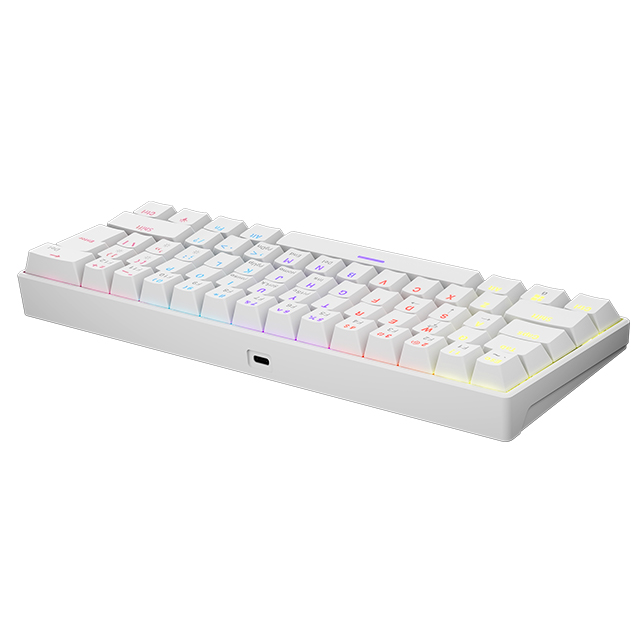 Teclado Gamer Mecanico XPG Summoner Mini | Blanco | Switches Outemu Blue | 60% - SUMMONERMINI61BL-WHCES