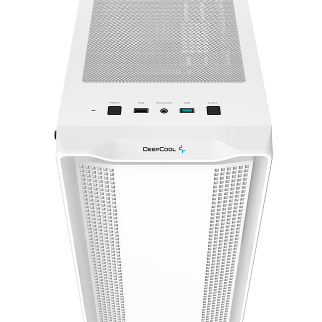 Gabinete DeepCool CC560 WH V1, Midtower, 4 Ventiladores, ATX, Blanco - R-CC560-WHGAA4-G-1