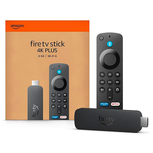 Amazon Fire TV Stick 4K Plus, Wi-Fi 6, Dolby Vision y Dolby Atmos