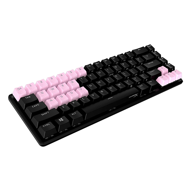 HyperX Rubber Keycaps Pink, Set de 19 teclas de caucho en color rosa, US - 519U0AA#ABA