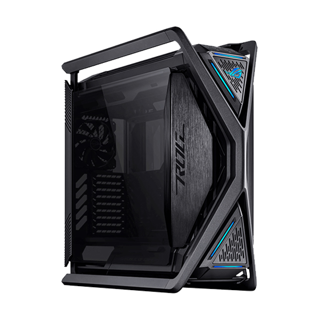 Gabinete ASUS Rog Hyperion GR 701 | Mini-ITX, Micro-ATX, ATX, EATX | Incluye 4 x 140mm fans |Soporte para radiadores de 420mm| Controlador ARGB | Carga rápida 2 x USB Tipo C de 60W | Tooless | Aura Sync, 90DC00F0-B39000