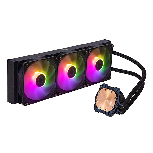 Enfriamiento Liquido Cooler Master Masterliquid 360L Core ARGB, Soporte para 1700 / AM5 - MLW-D36M-A18PZ-R1