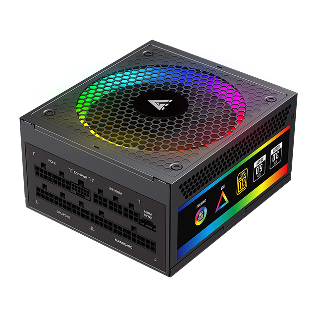 Fuente de Poder GameFactor PSG1050 1050w 80 Plus Gold, Modular, RGB - PSG1050