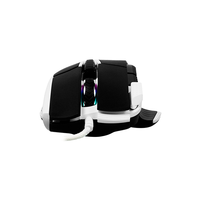 Mouse GameFactor MOG602-BK | Negro | Alámbrico | RGB | 19,000 DPI | PIXART 3370 | 8 Botones - MOG602-BK  