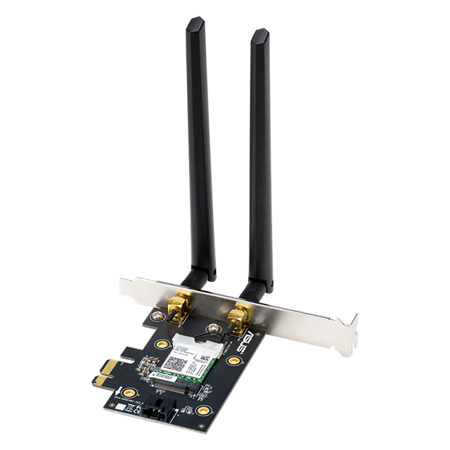 Tarjeta de red ASUS PCE-AX3000 WIFI 6 (802.11ax), Doble banda, Soporta 160MHz, Bluetooth 5.0, 90IG0610-MO0R10