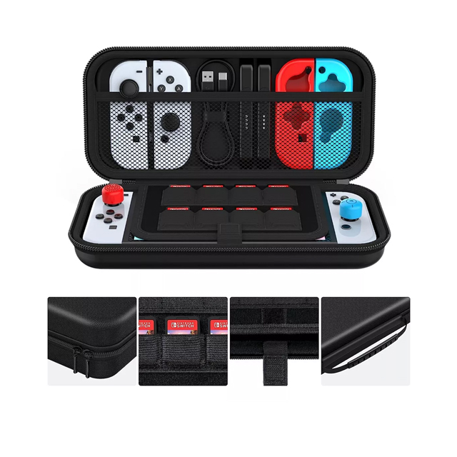 Estuche de Viaje para Nintendo Switch con accesorios 12 en 1