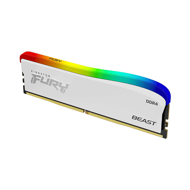 Memoria RAM Kingston Fury Beast RGB White Special Edition, 8GB 1x8GB 3200Mhz - KF432C16BWA/8