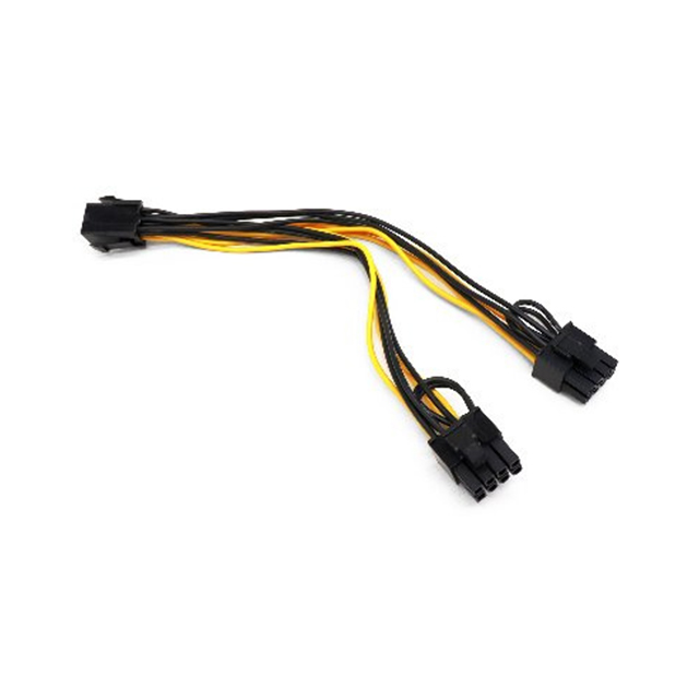 Cable de Poder BRobotix PCI-E (6-pin) Hembra - 2 x PCI-E (8-pin) Macho, 963852