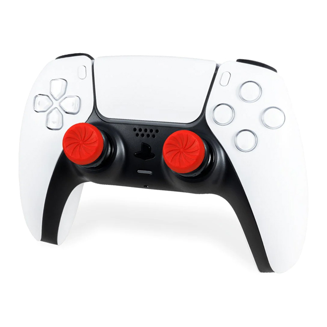 KontrolFreek FPS Freek Inferno para PS4 y PS5 | Performance Thumbsticks | 2 Alturas elevadas, Versátil | Blanco