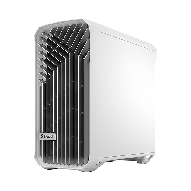 Gabinete Fractal Design Torrent Compact White, TG Clear Tint, Formato ATX, Panel de Vidrio Templado, incluye 2 ventiladores de 180mm, Soporta E-ATX, FD-C-TOR1C-03