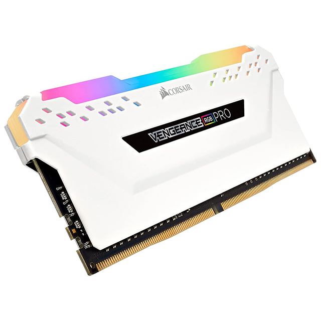 Memoria RAM Corsair Vengeance RGB Pro White Edition, 32GB 2x16GB 3200Mhz - CMW32GX4M2E3200C16W 