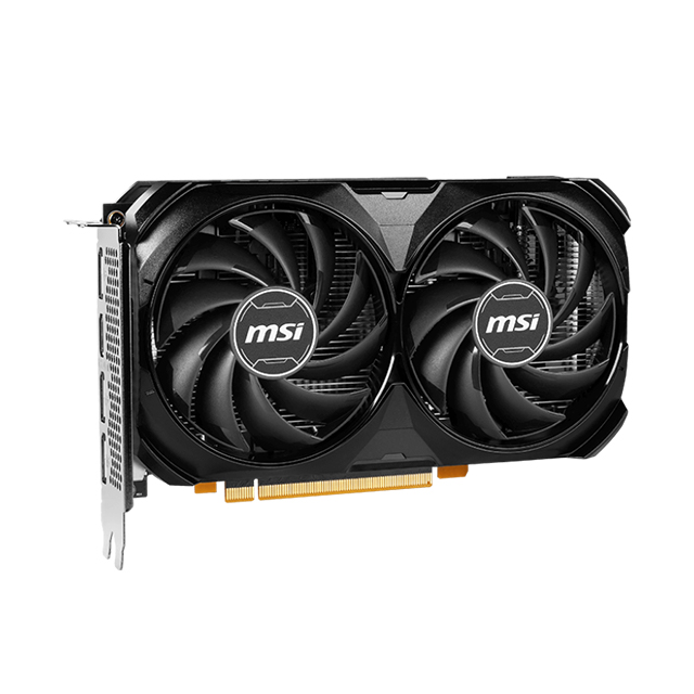 Tarjeta de video Nvidia MSI RTX 4060 Ventus 2X Black 8G OC, DLSS 3, Ray Tracing, 128-bit - 912-V516-012