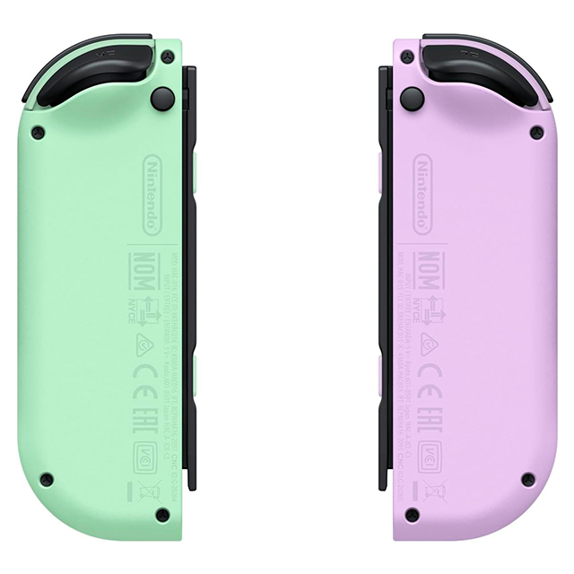 Controles Joy-Con Izquierdo y Derecho para Nintendo Switch, Color Morado Pastel/Verde Pastel- Standard Edition - HACAJAVAF