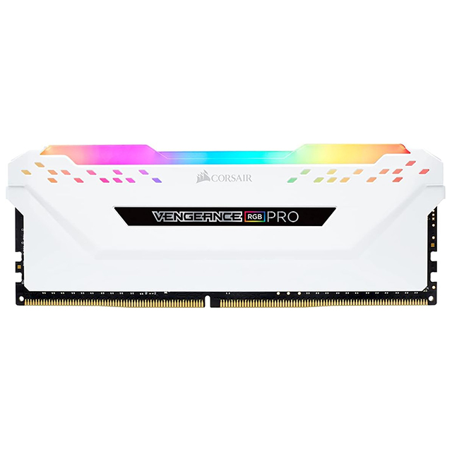 Memoria RAM Corsair Vengeance RGB Pro White Edition, 32GB 2x16GB 3200Mhz - CMW32GX4M2E3200C16W 