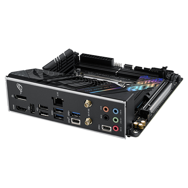 Tarjeta Madre Asus ROG Strix B760-I GAMING WIFI, Mini-ITX, 12th & 13th Gen Intel, LGA 1700, DDR5, PCIe 5.0, USB 3.2 Gen 2X2, WIFI 6E, Bluetooth v5.3