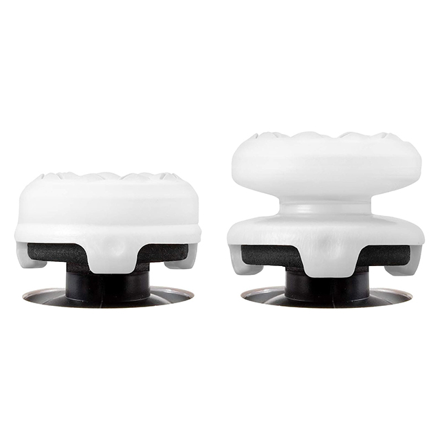 KontrolFreek FPS Freek Galaxy para PS4 y PS5 | Performance Thumbsticks | 2 Alturas elevadas, Versátil | Blanco