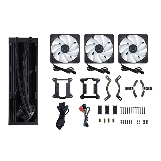 Enfriamiento Liquido Cooler Master Masterliquid 360L Core ARGB, Soporte para 1700 / AM5 - MLW-D36M-A18PZ-R1