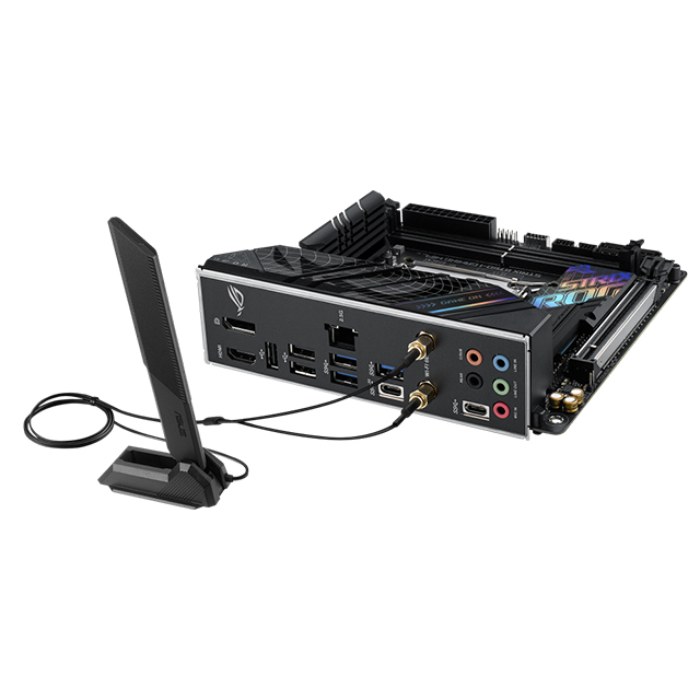 Tarjeta Madre Asus ROG Strix B760-I GAMING WIFI, Mini-ITX, 12th & 13th Gen Intel, LGA 1700, DDR5, PCIe 5.0, USB 3.2 Gen 2X2, WIFI 6E, Bluetooth v5.3