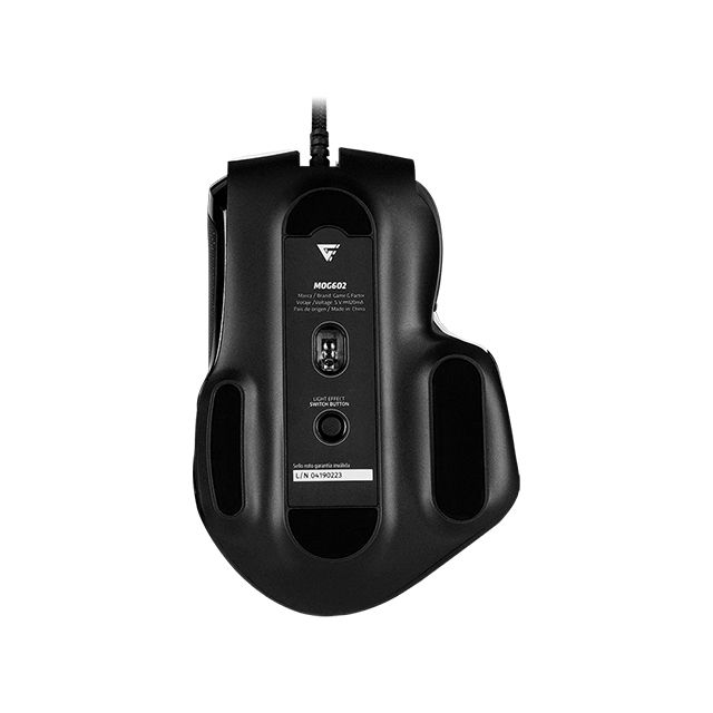 Mouse GameFactor MOG602-WH | Blanco | Alámbrico | RGB | 19,000 DPI | PIXART 3370 | 8 Botones - MOG602-WH