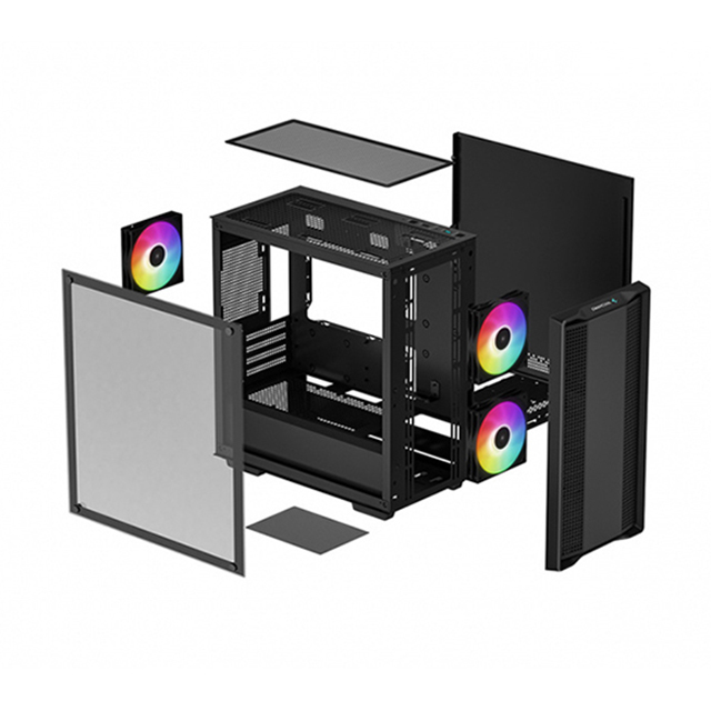 Gabinete DeepCool CC360 Black - R-CC360-BKAPM3-G-1