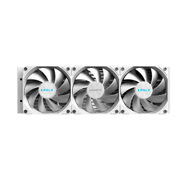 Enfriamiento Líquido Gigabyte Eagle 360 ICE, AIO 360 mm, 3 ventiladores ARGB, compatible Intel y AMD, blanco – Gigabyte Eagle 360 ICE