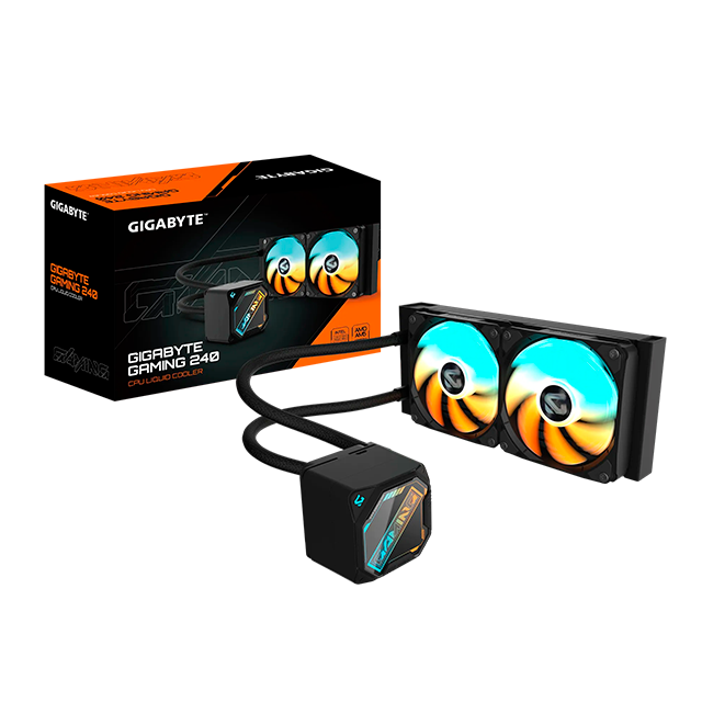 Enfriamiento Líquido Gigabyte AORUS GME 240, 240 mm, ARGB  - GP-GIGABYTE GME 240