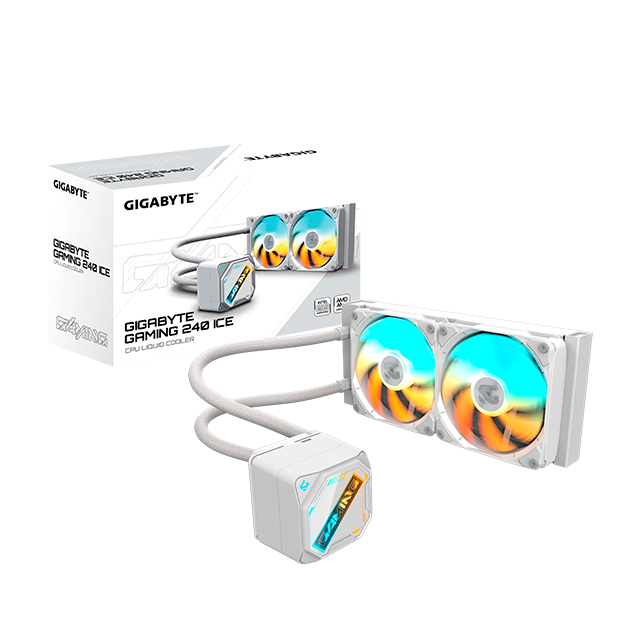 Enfriamiento Líquido Gigabyte AORUS GME 240 ICE, 240 mm, ARGB - GP-GIGABYTE GME 240I