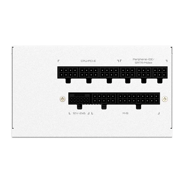 Fuente de Poder Gigabyte UD1000GM PG5 ICE, 1000W, 80 Plus Gold, ATX 3.1, PCIe 5.1, full modular, blanco – GP-UD1000GM PG5 ICE