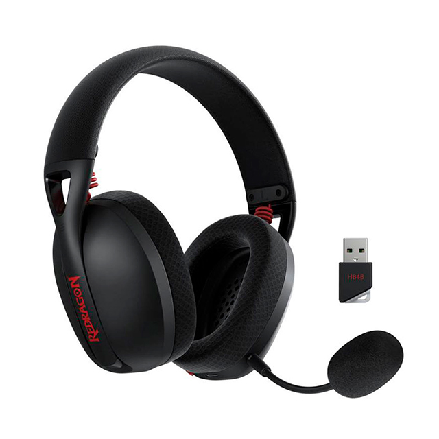 Diadema Gamer Redragon Ire Pro H848 Negros | Edición Especial Mobile Legends | Alámbricos | Inalámbricos | Stereo USB | BT | PC | PS5 | Teléfono - H848MLB 