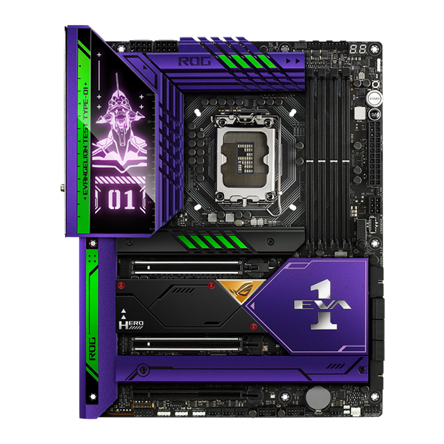 Tarjeta Madre Asus ROG MAXIMUS HERO Z690 EVANGELION EVA-01 EDITION | DDR5 | LGA1700 | Intel Z690 | ROG-MAXIMUS-Z690-HERO-EVA-01 - 195553762458-A