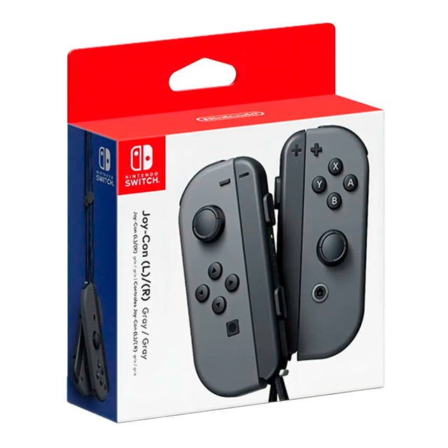 Controles Joy-Con Izquierdo y Derecho para Nintendo Switch, Color Gris