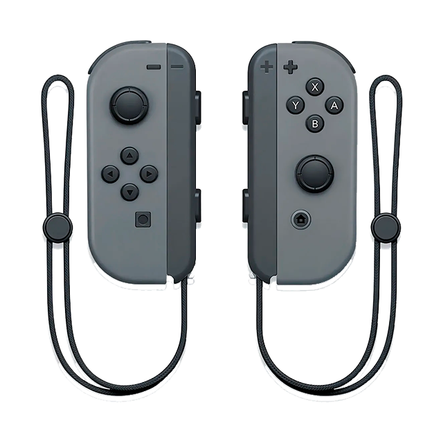 Controles Joy-Con Izquierdo y Derecho para Nintendo Switch, Color Gris
