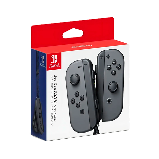 Controles Joy-Con Izquierdo y Derecho para Nintendo Switch, Color Gris