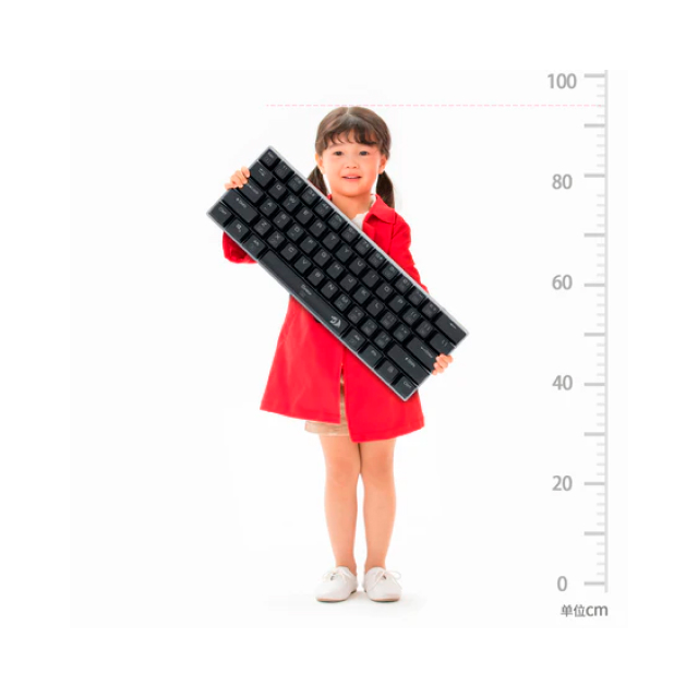 Teclado Mecánico Redragon K605 Alien, Gigante 60%, Alámbrico USB-C, RGB – K605