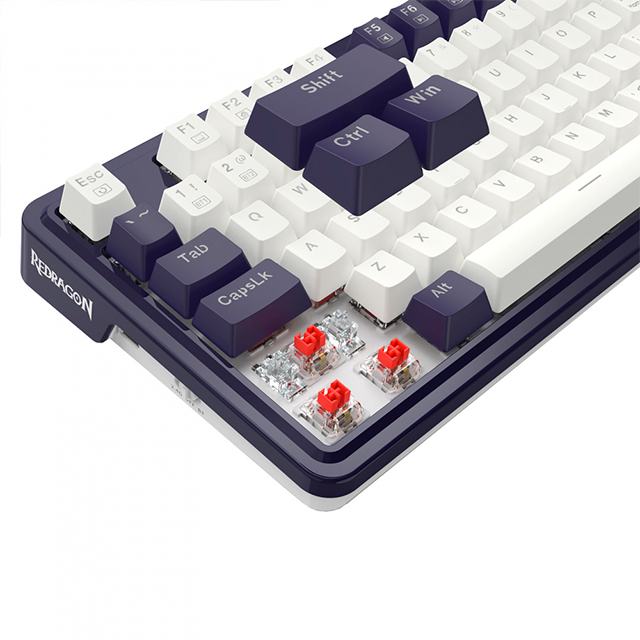 Teclado Mecánico Redragon UCAL Pro K673, 75%, Inalámbrico Tri-modo BT/2.4 GHz/USB-C, RGB – K673WB-RGB-PRO SP