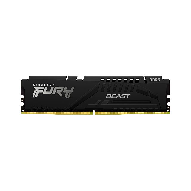 Memoria RAM Kingston Fury Beast Black DDR5, 32GB, 5200MT/s, CL40, XMP – KF552C40BB-32 - DDR5-LOCK