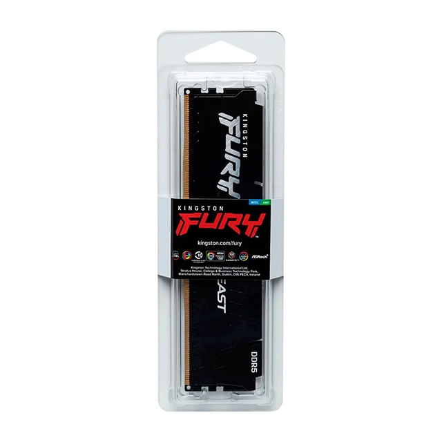 Memoria RAM Kingston FURY Beast 8 GB, DDR5, 5600 MHz CL40 – KF556C40BB-8