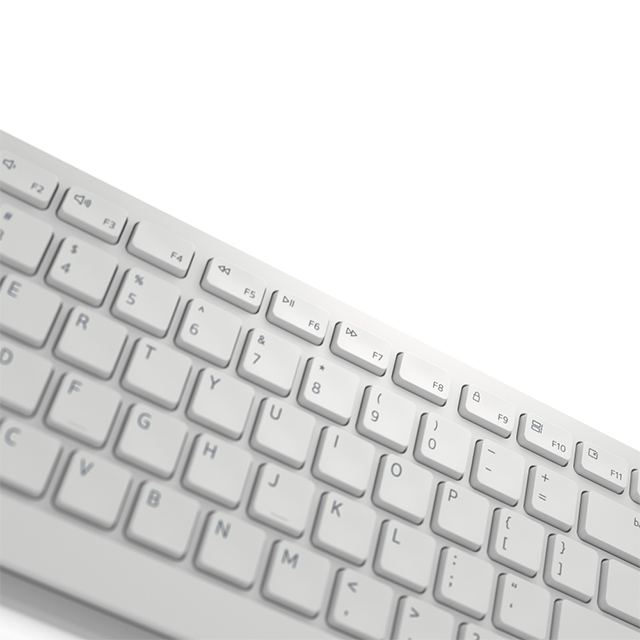 Combo de Teclado y Mouse Inalámbrico Dell Pro KM5221W, 2.4 GHz, Español QWERTY, Mouse 4000 DPI, AES 128-bit, Programable, Blanco – KM5221W