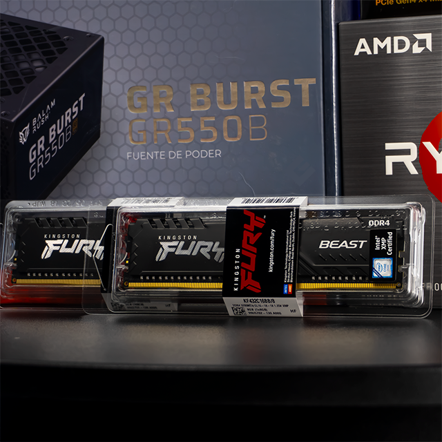 PC Gamer Core | Ryzen 7 5700G | 16 GB 3200 MHz | SSD M.2 500 GB | 3 Ventiladores | Gráficos integrados