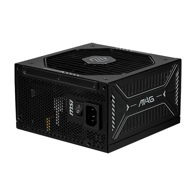 Fuente de Poder MSI MAG A850GLS, 850W, 80+ Gold, PCIe 5.0, ATX 3.0, totalmente modular – MAG A850GLS PCIE5