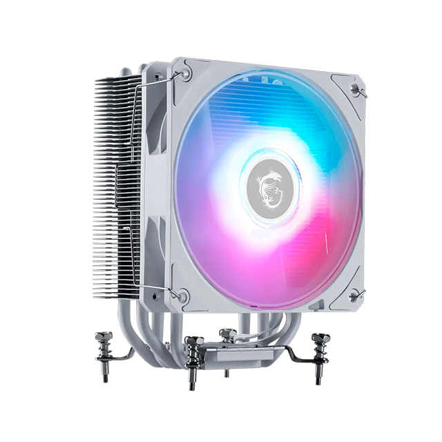 Disipador de Aire para CPU MSI MAG COREFROZR AA13 White, 120 mm ARGB, Intel LGA 1700/1851, AMD AM4/AM5 – MAG COREFROZR AA13 WHITE