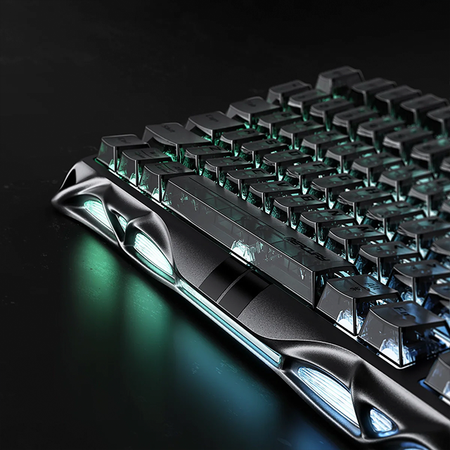 Teclado Gamer GravaStar Mercury V75, 75%, Hall Effect Magnetic Switch, Stealth Black – GS V75_XTAL_BLK