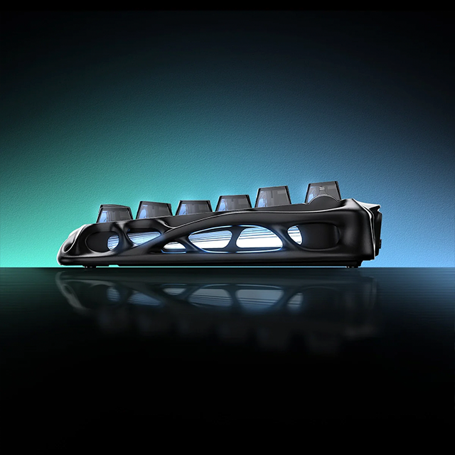 Teclado Gamer GravaStar Mercury V75, 75%, Hall Effect Magnetic Switch, Stealth Black – GS V75_XTAL_BLK