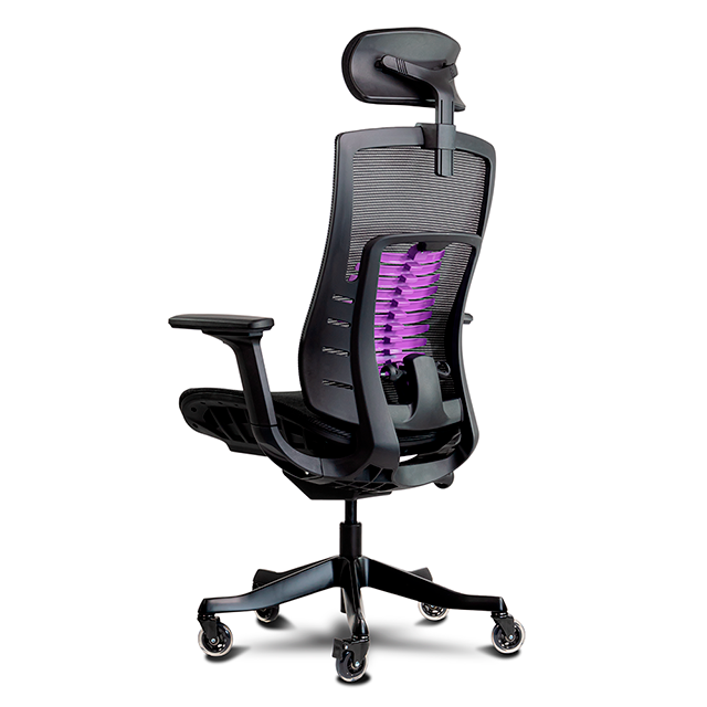 Silla Gamer Munfrost NASH , Negro, Soporte Lumbar, Brazos 3D, Ruedas Tipo Patín, Hasta 180 kg – MFMSIN1B